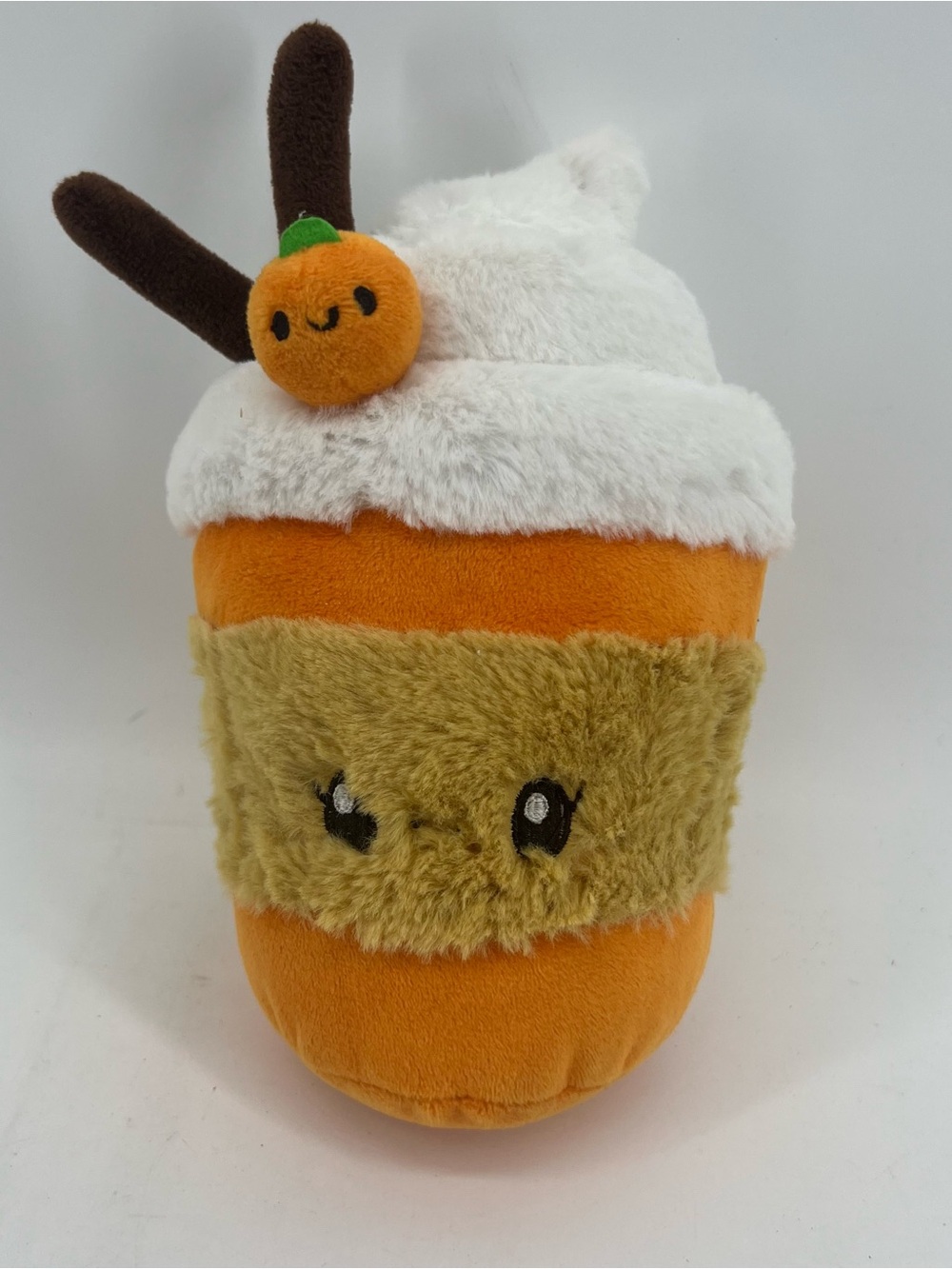 Squishable Mini Pumpkin Spice Latte 8” Comfort Food Stuffed Plush
